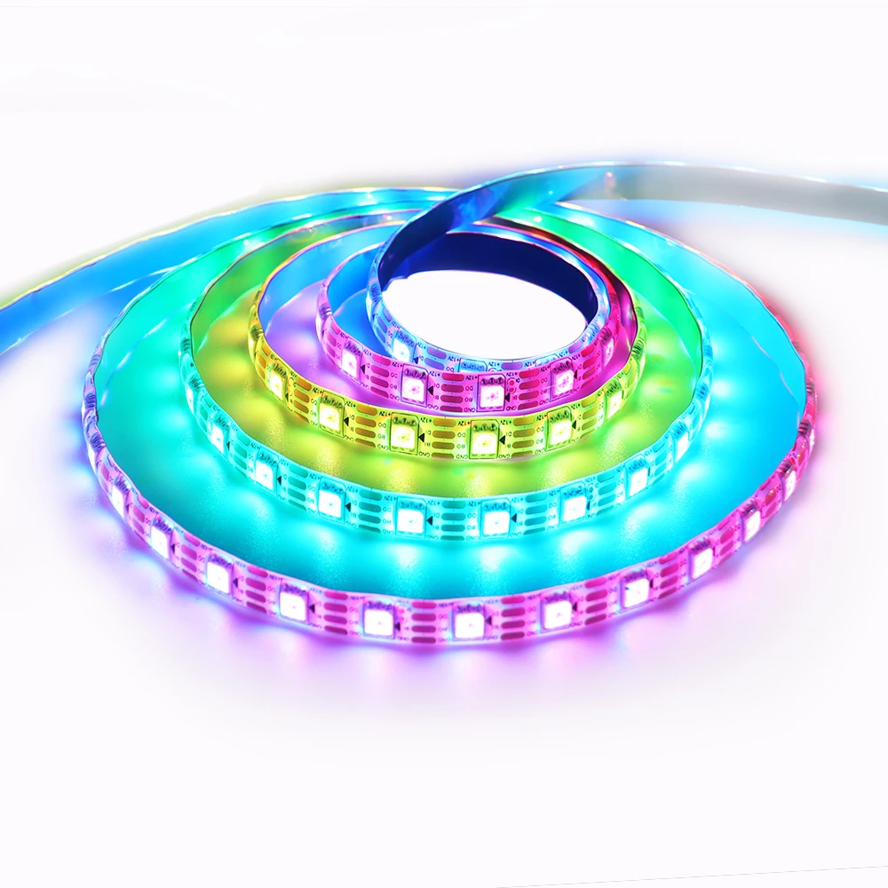 DC 12V WS2815 LED Strip Dream Color 30 60 144leds/m IP21/65/67 Individually Addressable Tape Lights Dual Signal RGB LED Strip