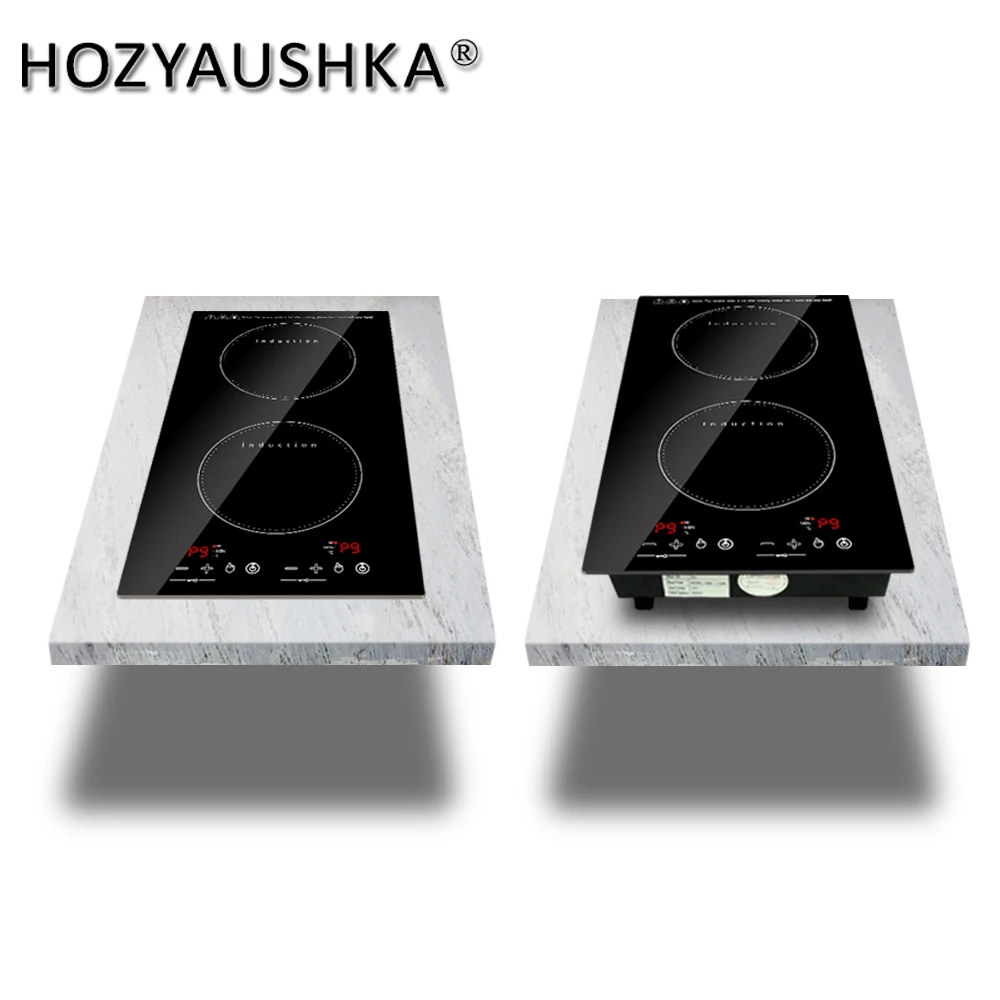 HOZYAUSHKA Double-head Induction Cooker 1200W+1800W High Power Induction Cooker Model DX8