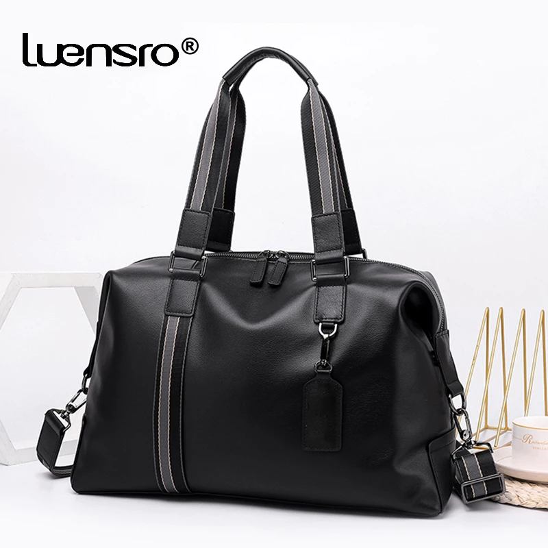 Large Men Handbags High Quality Genuine Leather Men\'s Crossbody Bags Bolsa Masculina Male Shoulder Bags Travel Handbag Tote Men