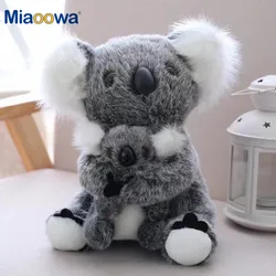 1pc Kawaii Simulation Australia Koala Plush Toy Stuffed Animal Doll Mom Baby Kids Infant Girls Toys Birthday Gift Home Decor