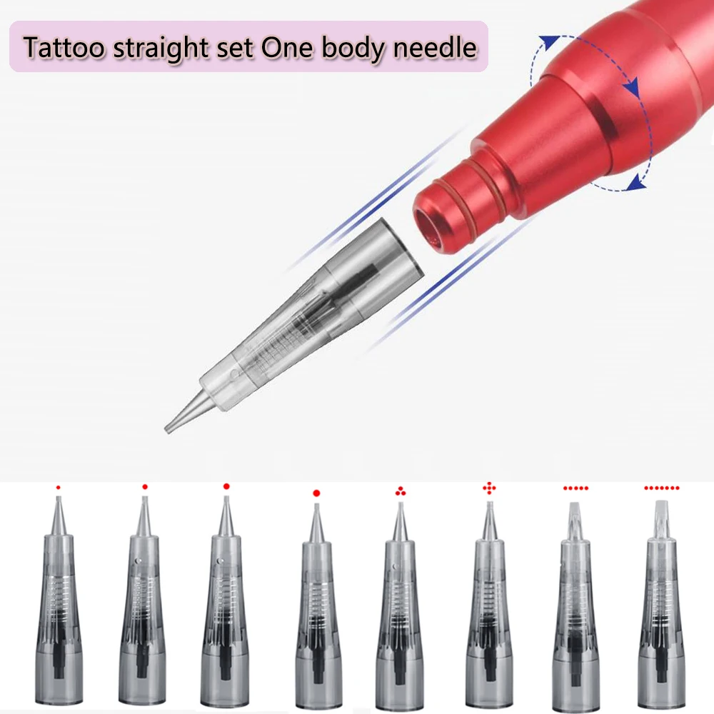 20PCS 1R/3R/5R/5F/7F Tattoo Needle Permanent Makeup Needles Tattoo Machine Kit needle cartridges Eyebrow Lip Eyeliner pen Needle