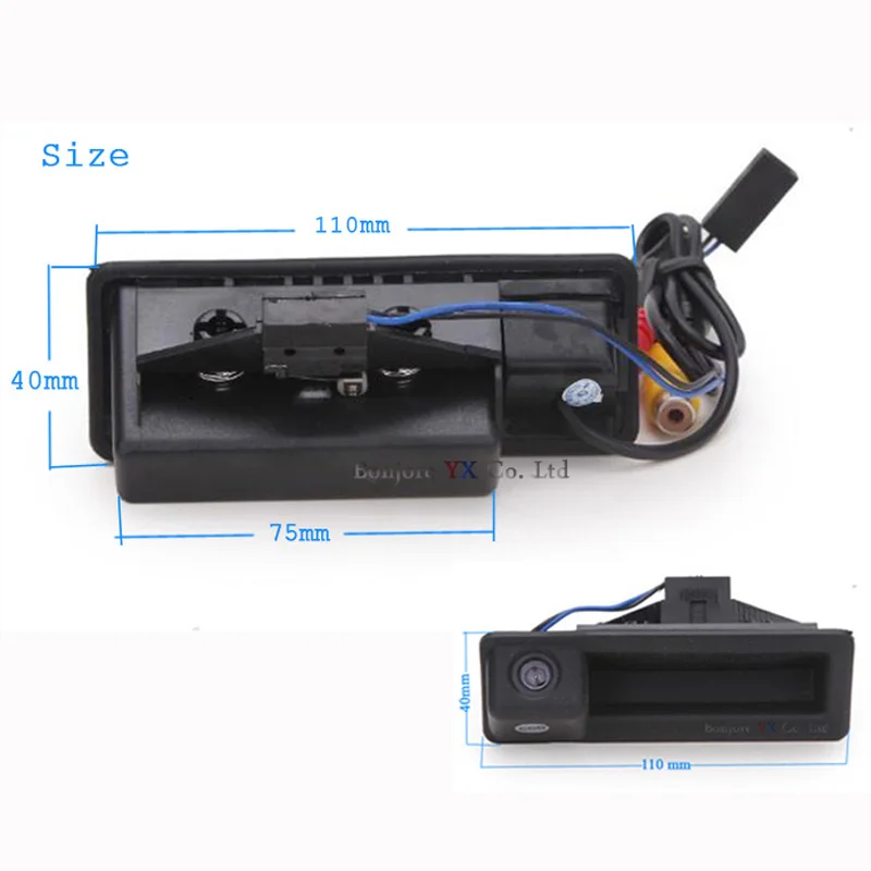 Wireless Car Rear view Camera Handle Button Wide Angle For BMW 3 Series 5 X5 X1 X6 E39 E46 E53 E82 E84 E88 E90 E91 E92 E93 E60