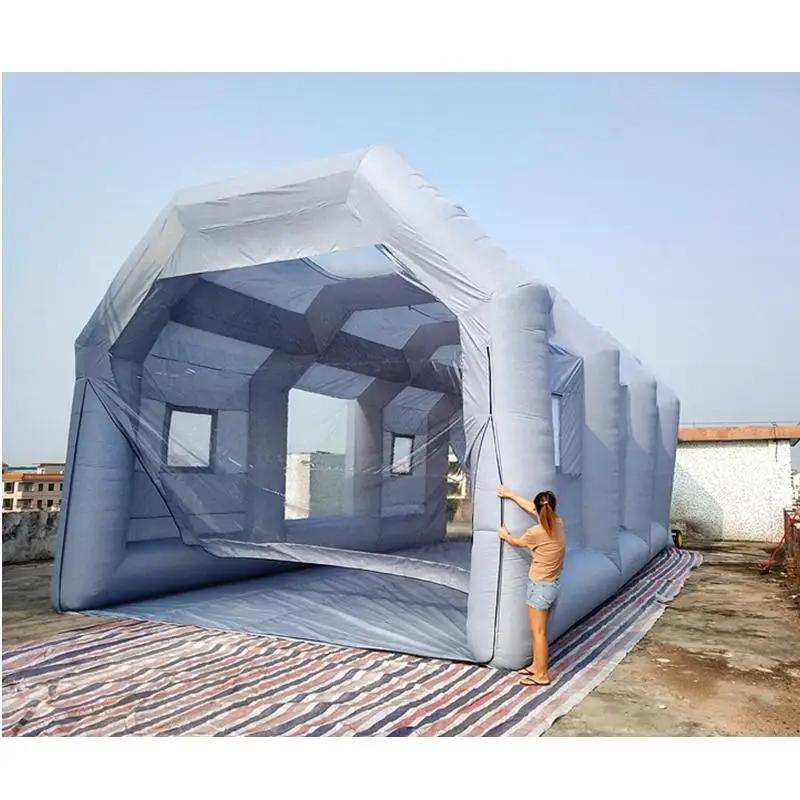 

Custom Carcoon Best Mobile Inflatable Auto Paint Spray Booth With Air Blowers