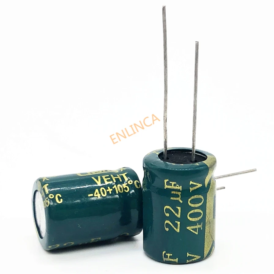 12pcs/lot 400V 22UF high frequency low impedance 10*17mm 20% RADIAL aluminum electrolytic capacitor 22000NF 20%