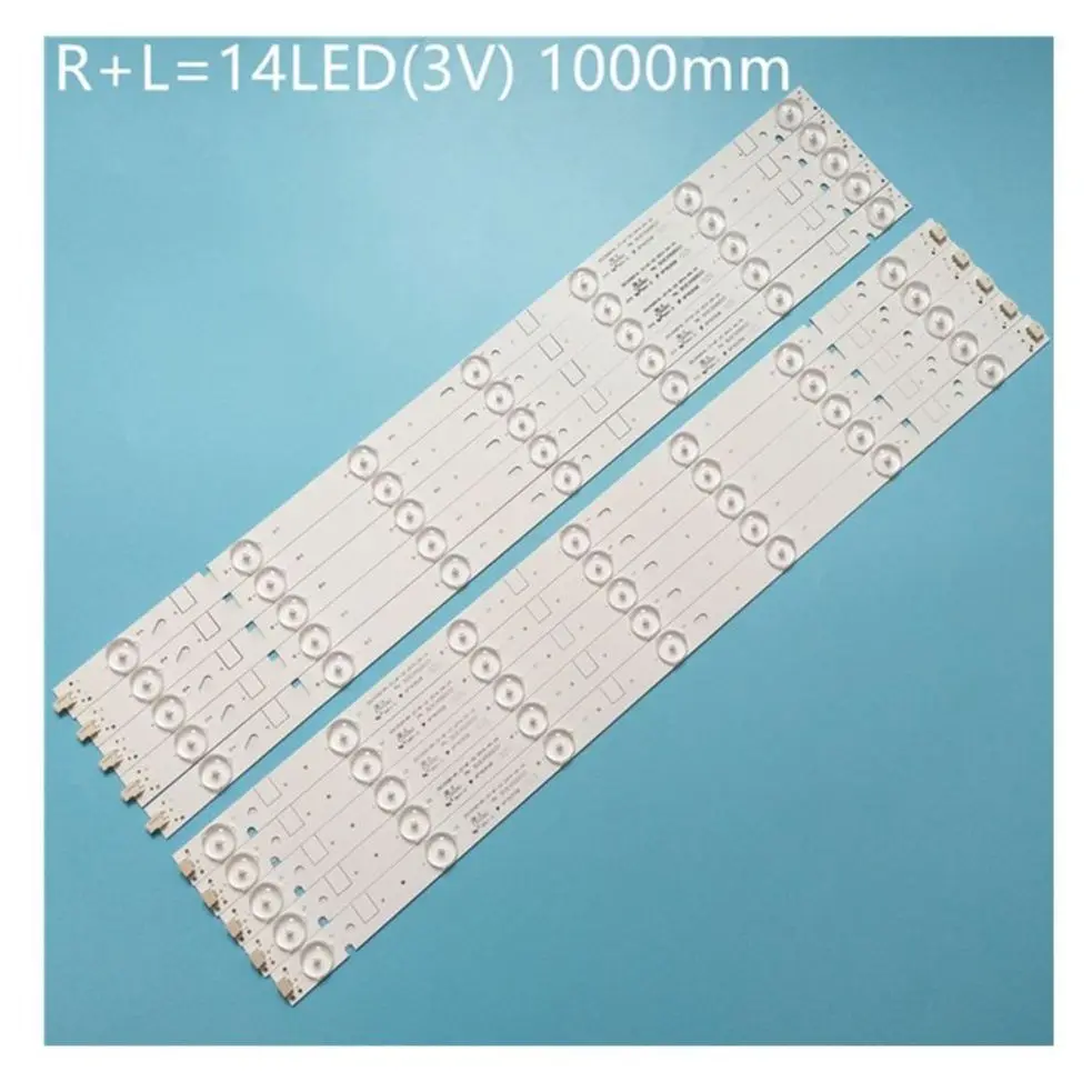 New 10 PCS/set LED backlight strip for LT-50E350 LT-50E560 ZDCX50D14R-ZC14F-02 ZDCX50D14L-ZC14F-02 303CX500033