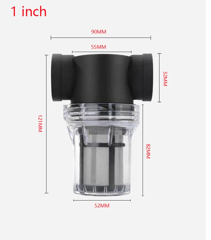 Garten Bewässerung Filter 1/2'' 3/4'' 1'' Kunststoff Bewässerung System Verunreinigung Vorfilter Aquakultur Haushalt Wasser Rohr Filter – Detail 6