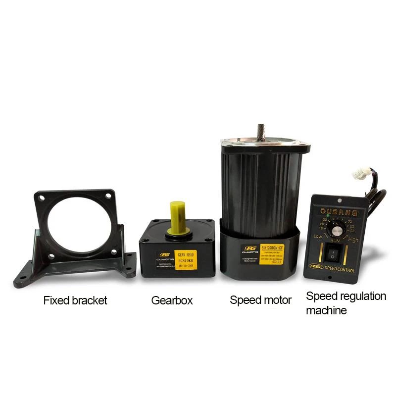 Motor 60W 220V AC Gear Speed Motor / Geared Motor 5IK60RGN-CF Motor + Speed Governor Speed Regulating Motor/speed Reducing Motor