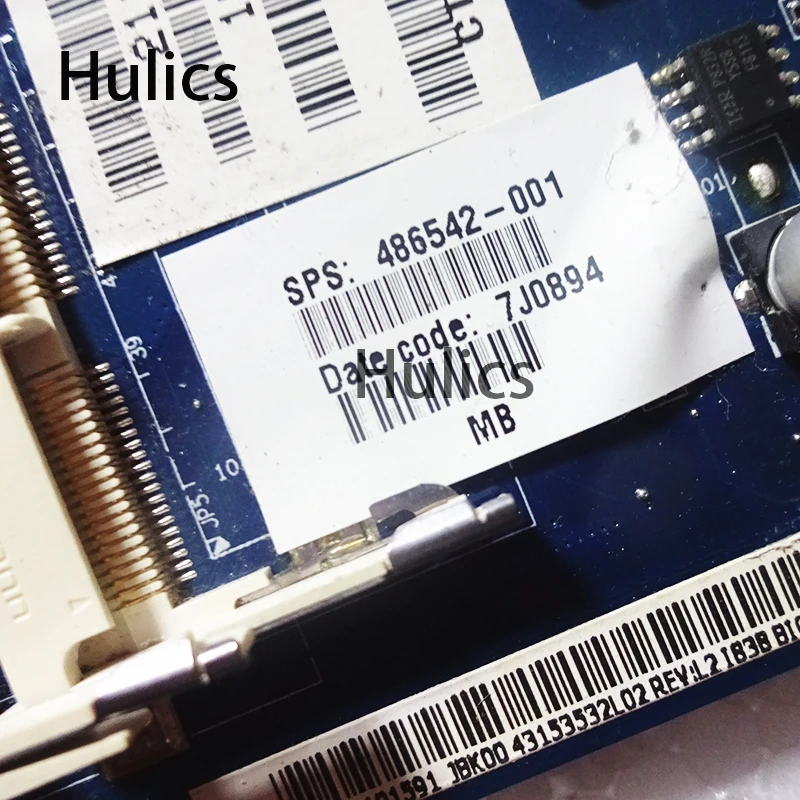 Hulics usado LA-4091P 486542-001 para hp Dv7-1100 Dv7z-1000 Dv7z-1100 placa-mãe 506124-001