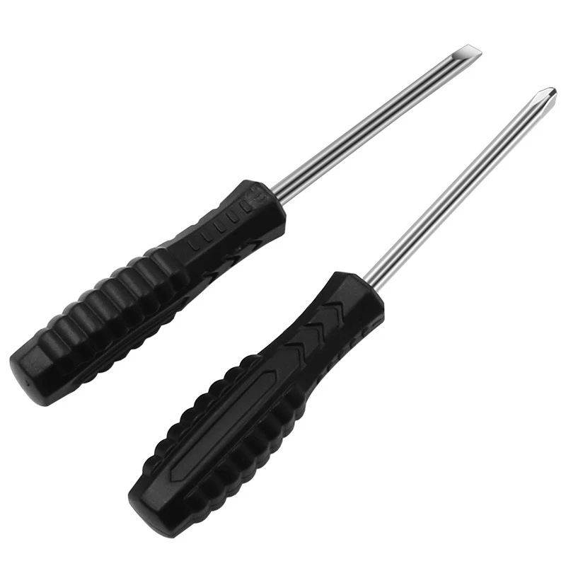 JINRUI Black handle cross slotted simple screwdriver 5mm screwdriver furniture toy home appliance disassembly maintenance tool