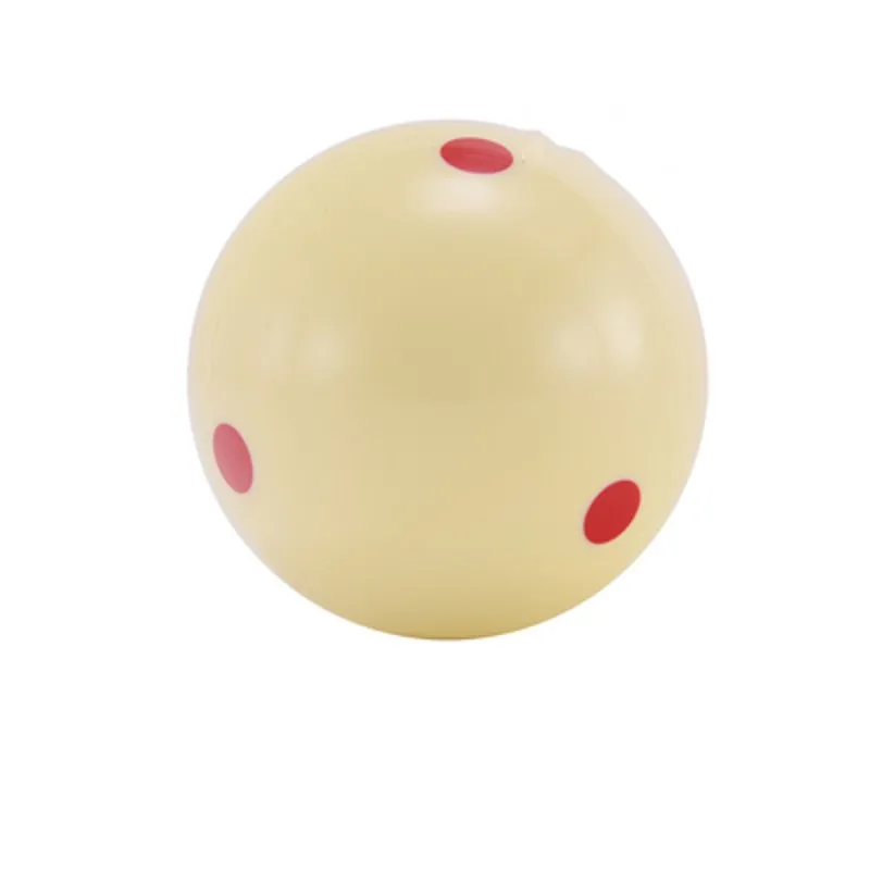 

Billiards training ball 6 spot Resin Cue ball 52mm/ 57mm (optional) Pool and snooker Practice ball