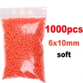 1000 piezas de 6x10 mm, color rojo