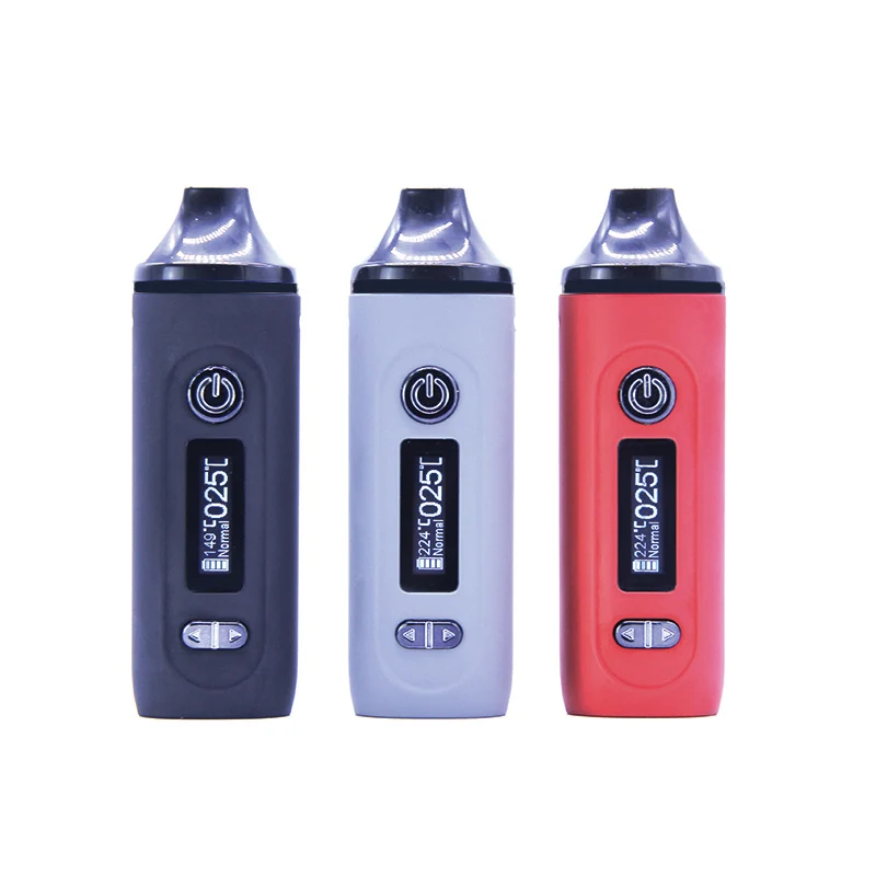 

2021 Newest Original GEMINI Dry Herb Vaporizer 2200mAh Battery Conduction wrapped heating Herbal vaporizer vape pen kits