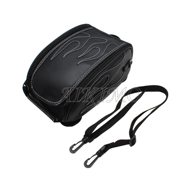 Motorcycle PU Leather Waterproof Oil Fuel Tank Magnetic Travel Bag for Honda CM500 Yamaha Suzuki Harley Sportster BMW