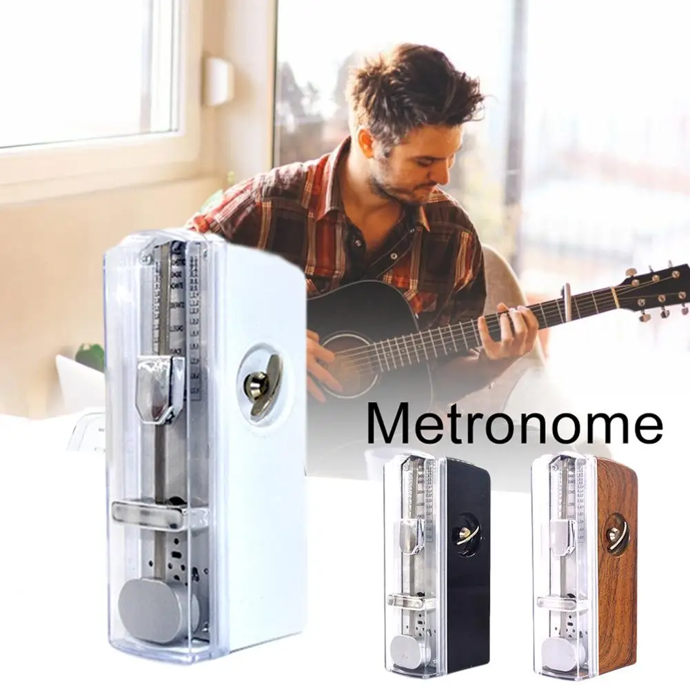 Accurate Timing Portable Guitar Metronome Universal Mechanical Metronome 11cm Height for Piano Guitar Violin Ukulele Chinese