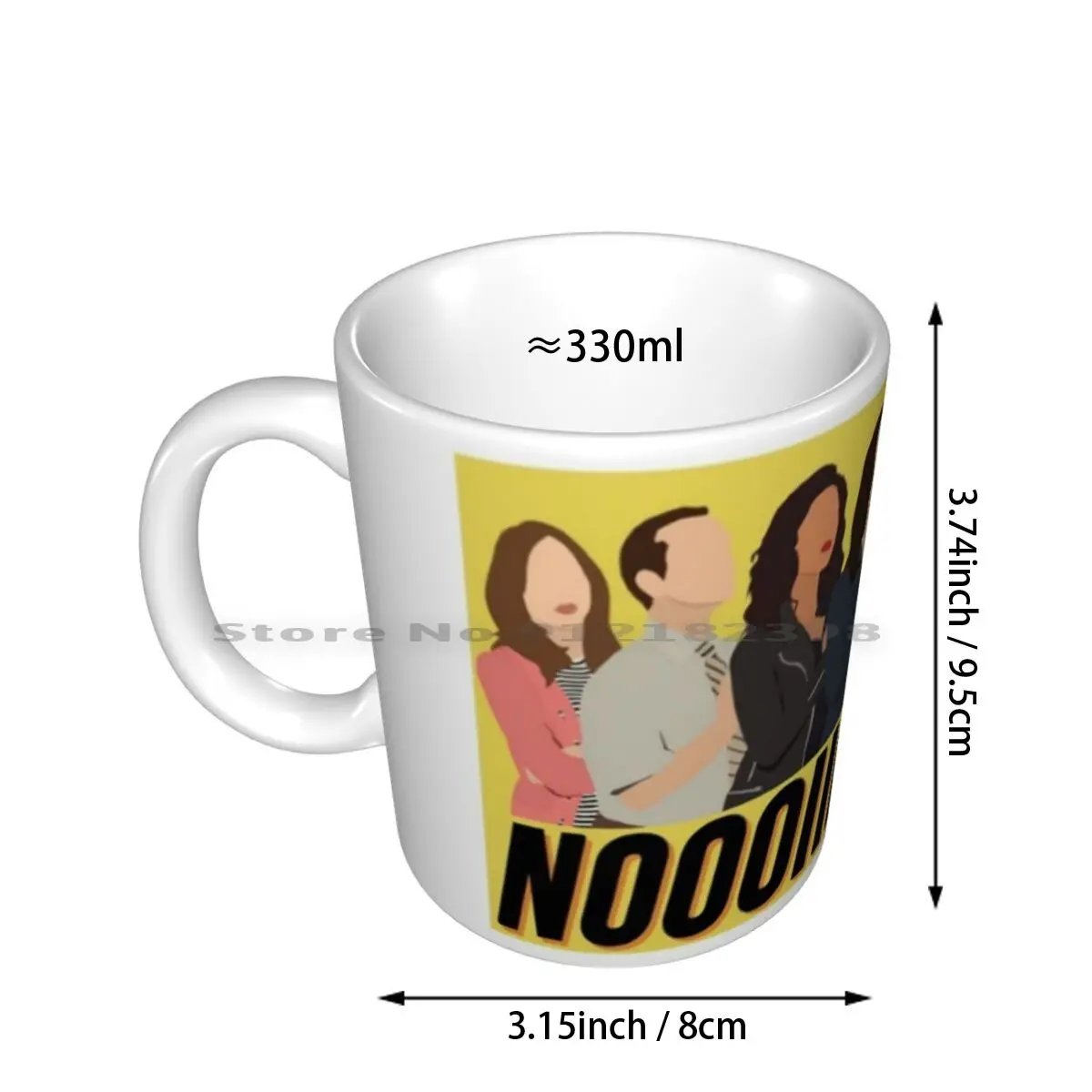 Brooklyn Nine - Nine Noice Ceramic Mugs Coffee Cups Milk Tea Mug Brooklyn Nine Nine Jake Peralta Captain Holt Amy Santiago Boyle