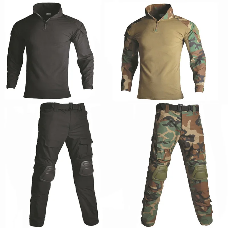 

Tactical Military Clothing Set High Quality Hunting Fishing Hiking Camping Clothes Soft Shell Trekking Jacket Pantalones