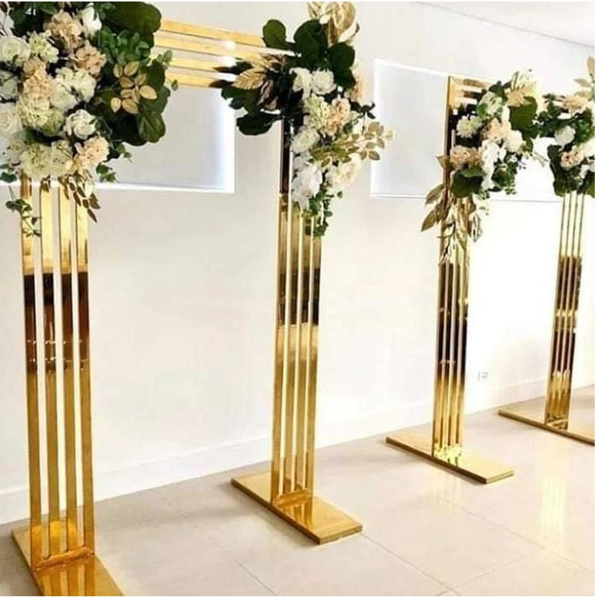 

2pcs)High quality flower arch stand rectangle arcg frame metal protable backdrop AB970