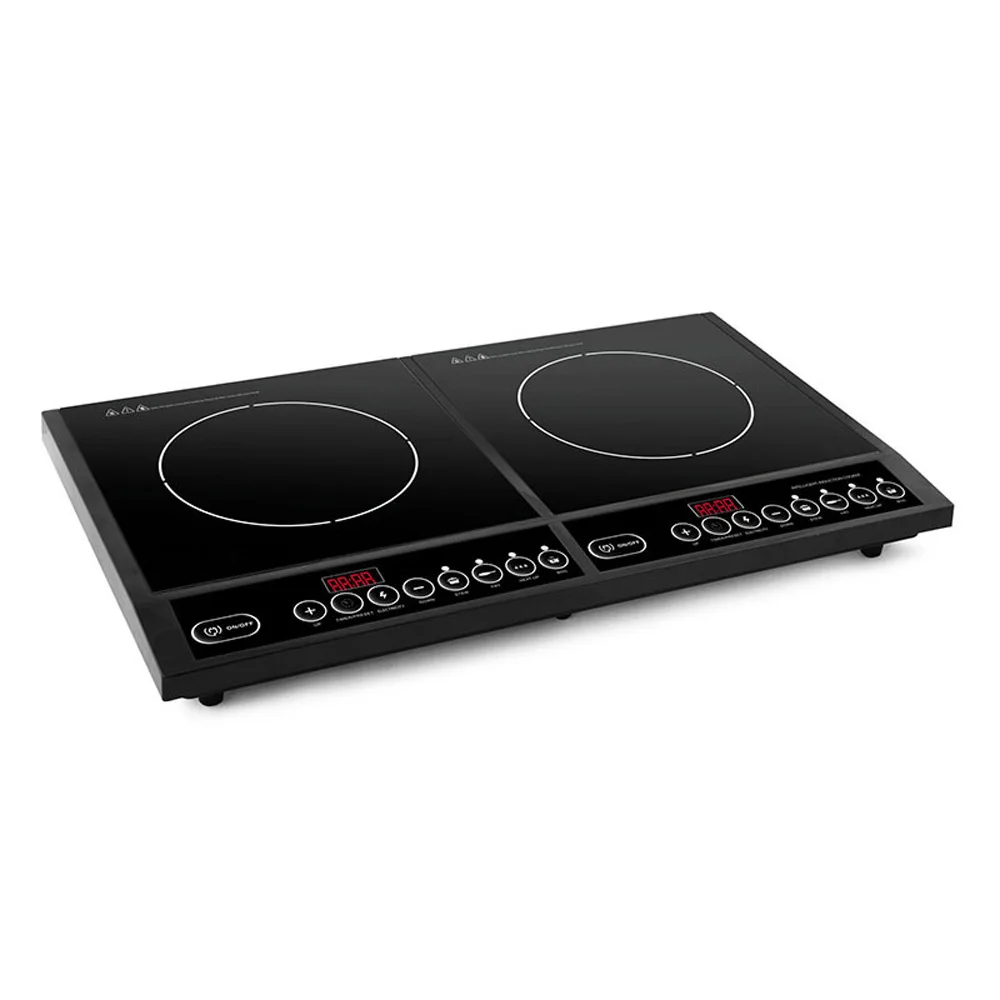 Embedded Double Induction Cooker Cooktop Stove Electric Cooker Ceramic Stove Household Kitchen Double Induction Cooker Stove