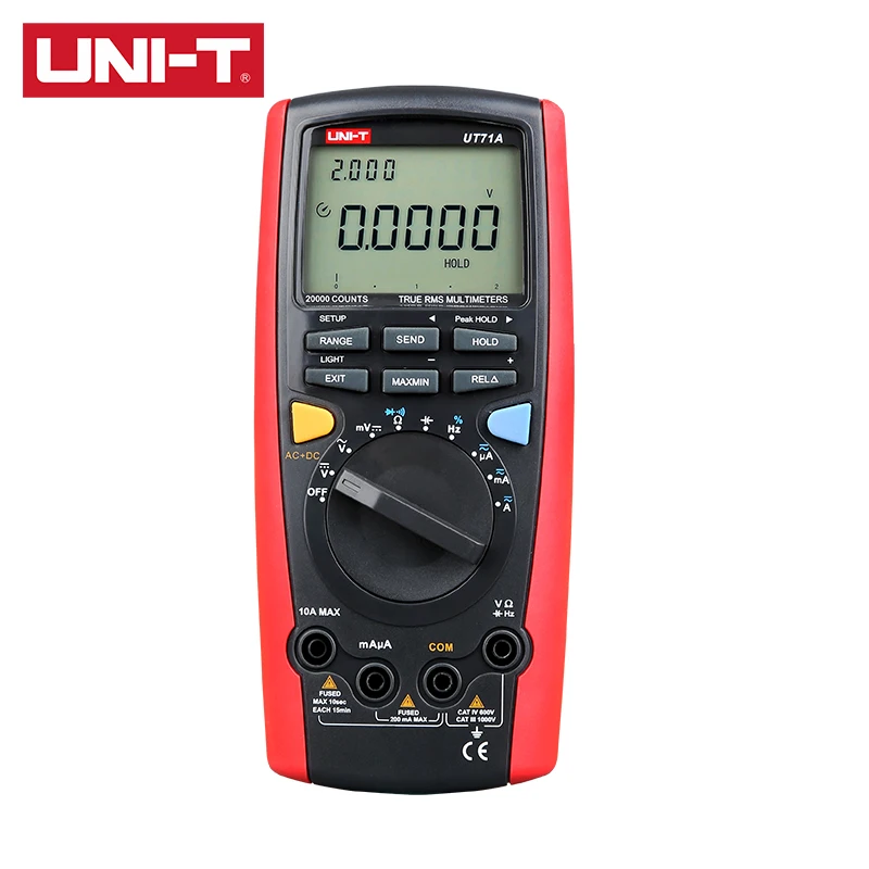 UNI-T UT71A UT71B UT71C UT71D UT71E متوسط الحجم Lntelligent رقمي متعدد التيار المتناوب/تيار مستمر صحيح RMS LCD الخلفية ماكس/دقيقة/REL وسائط