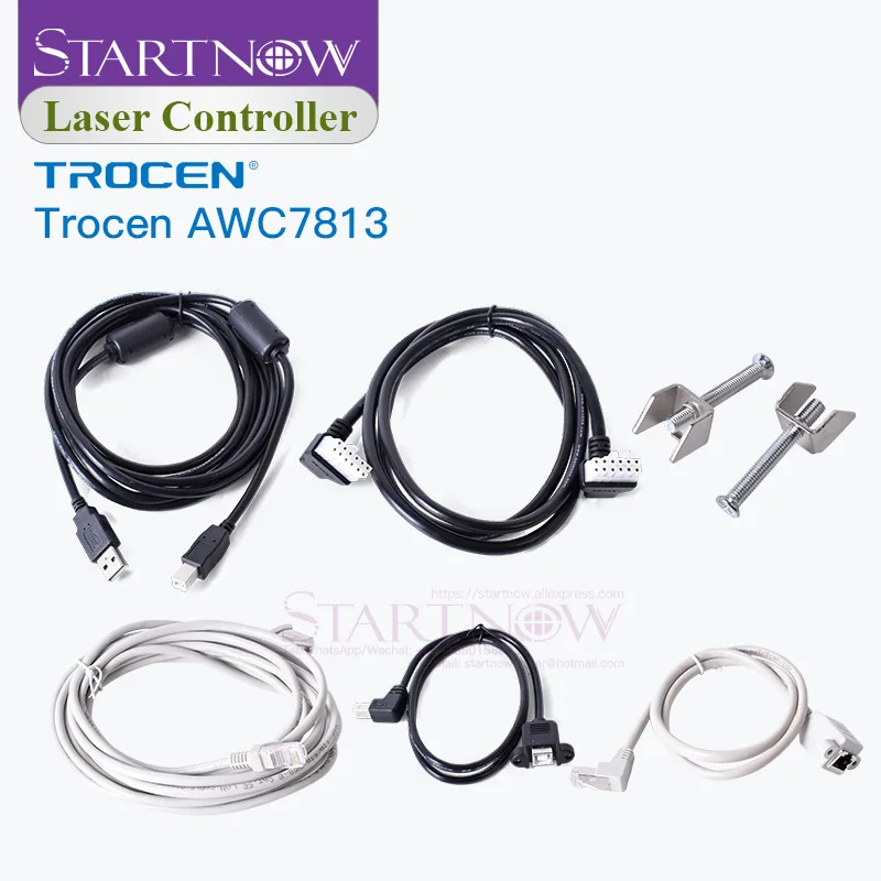 Trocen AWC7813 Upgraded AWC708S Replace Ruida Board CNC Control System Cutting Machine Spare Parts CO2 Laser Controller Card