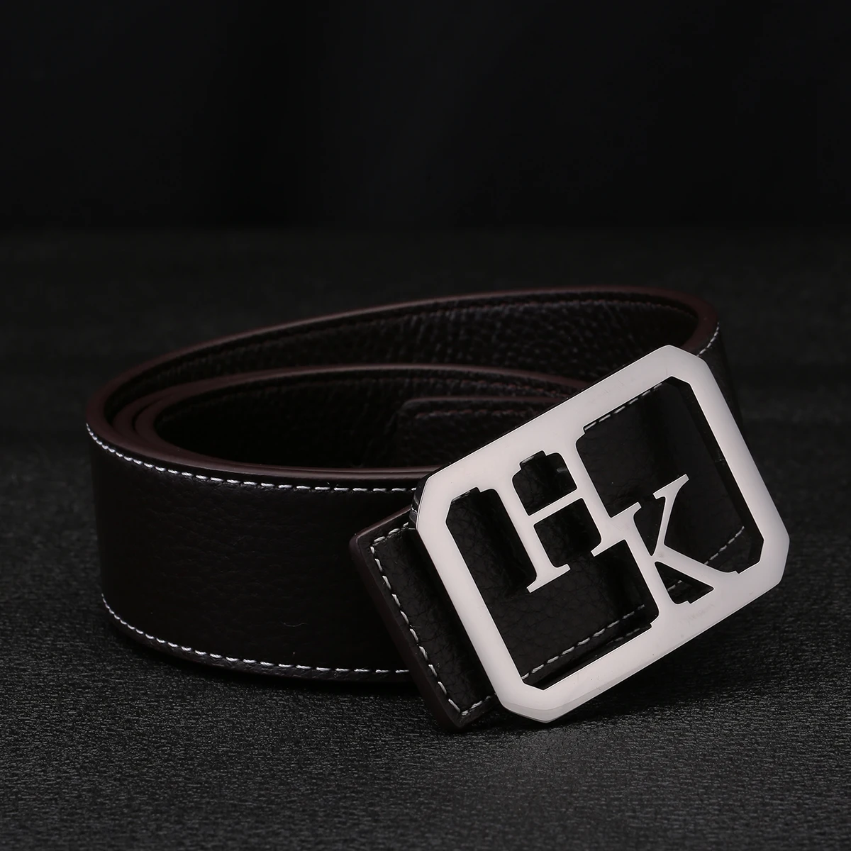 Custom Logo Name Only Buckle No Belt Stainless Steel Personalized Initials Monogram For Men Jewelry Gift Letters Wedding Groom