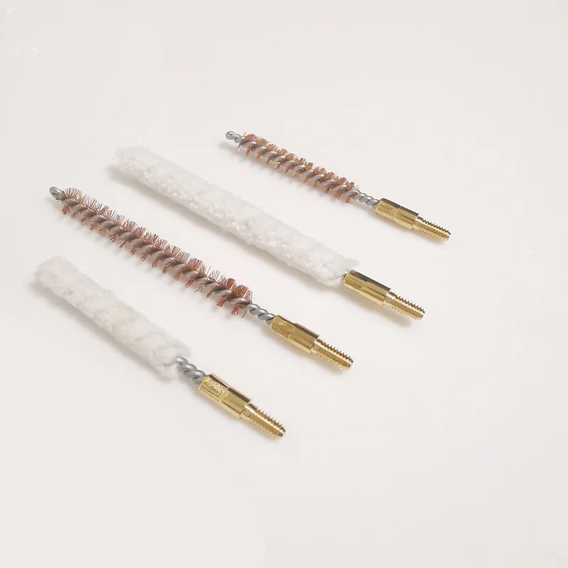 GAMO-Kit de limpieza de Rifle de aire táctico, 4,5mm, 5,5mm, cepillo de alambre de limpieza de barril, fregonas de lana para caza, 177, 22 Rifles y