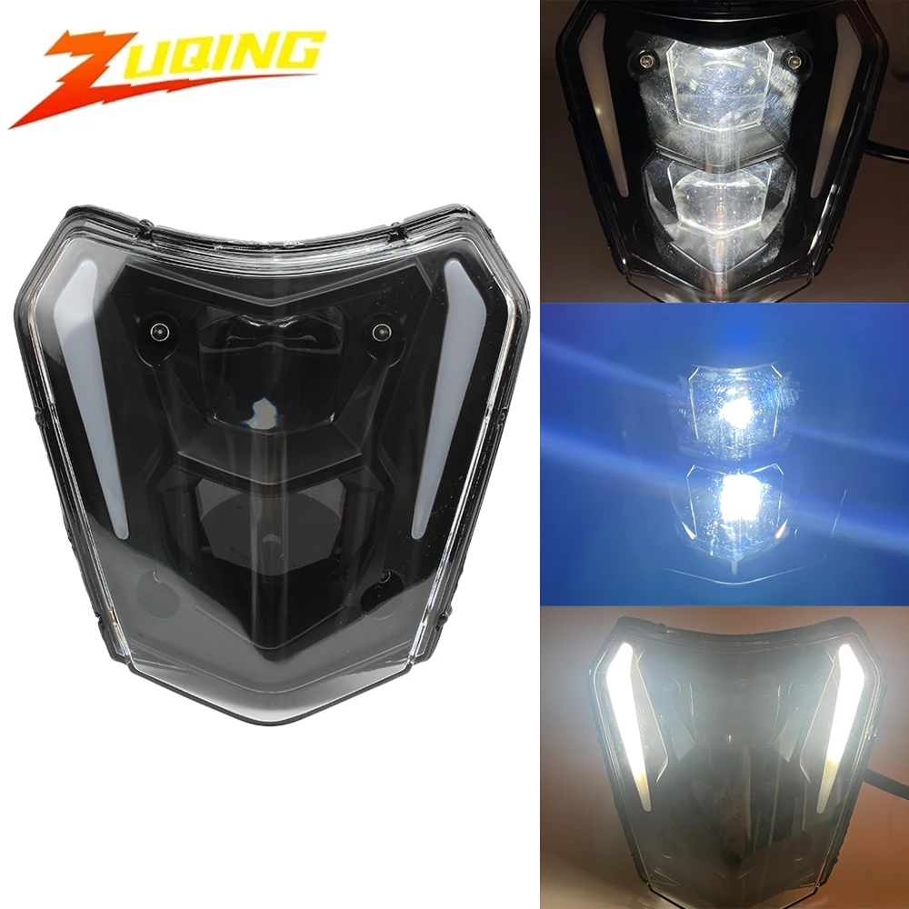 

Motorcycle LED Headlight Head Light Headlamp Lamp Light Wick For KTM EXC XC XCF XCW XCFW SX SXF SXS 125 150 250 350 450 530 690