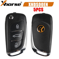 5PCS XHORSE XNDS00EN XN002 DS Style Wireless Universal Remote Key 3 Buttons