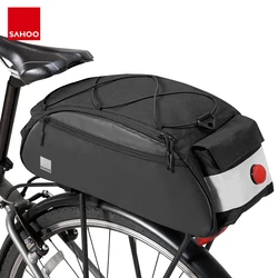Sahoo 142093 Mountain Road Bike Bicycle Cycling Rear Seat Rack Trunk Bag Pack Saddle Bag Pannier Carrier Shoulder Bag 10L