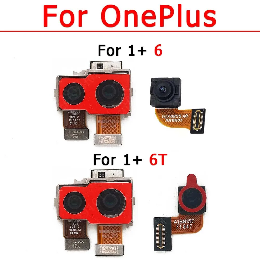 

Rear Front Camera For OnePlus 6 T One Plus 6T Selfie Frontal Back Facing Backside Camera Module Flex Repair Spare Parts