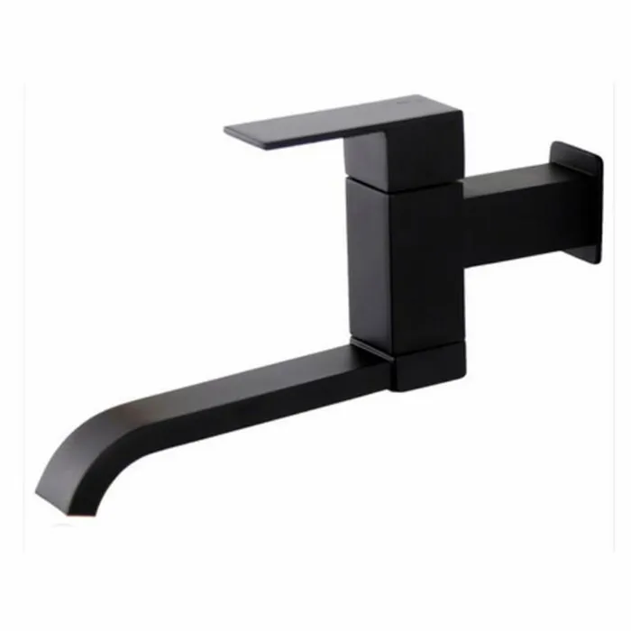 Llave de pulverización giratoria de latón negro, grifo de baño de agua fría, grifo de inodoro de un solo Mango, Torneira Banheiro SF488