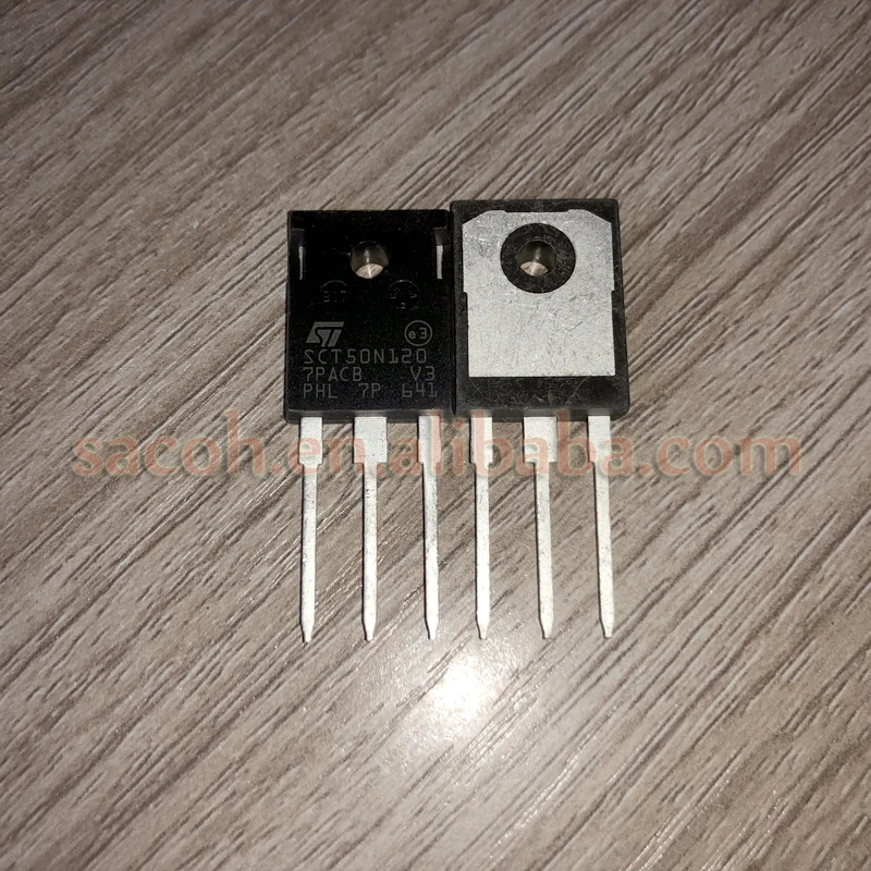 

1PCS/lot SCT50N120 50N120 TO-247 65A 1200V 59Mohm Silicon carbide Power MOSFET transistor