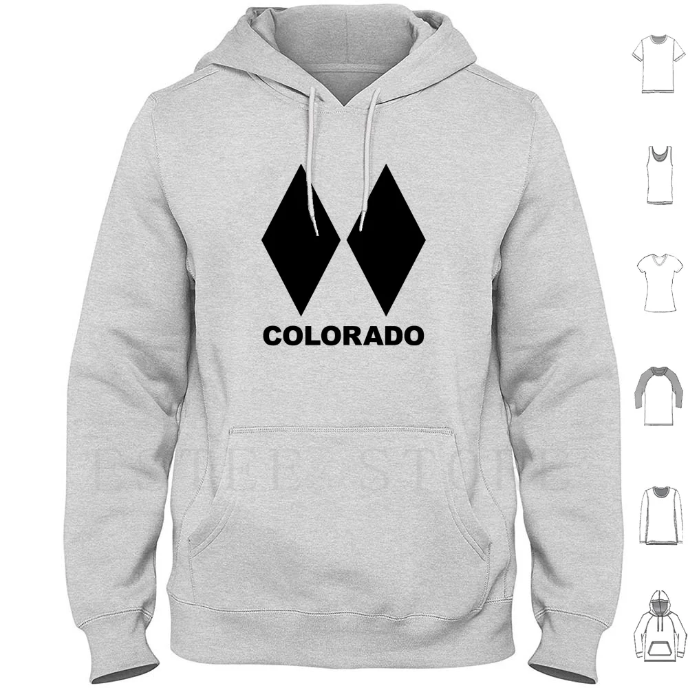 Colorado Double Black Diamond Esquí Esperto en esquí Sólo sudaderas con capucha Manga larga Doble Black Diamond Esperto en esquí