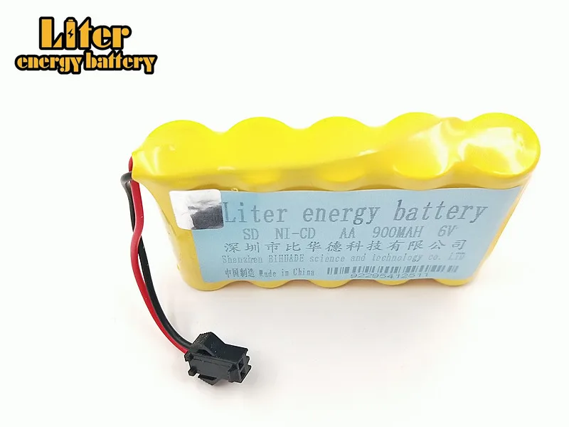6v 900 mah AA NI-CD M brinquedos navio carro robô Elétrica Da Bateria recarregável 6.0v 900 mah
