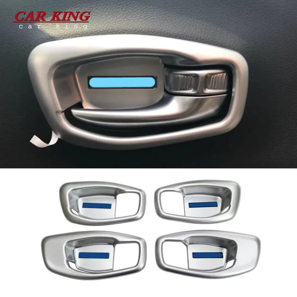 For Jeep Compass 2017 2018 19 2020 ABS Chrome Inner Door Handle Bowl Cover Trim Frame Car Styling Protector Sticker Accessories