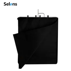 Selens 75x90cm Stainless Flag Panel Cloth For Fotografia Acessorios Camera Video Studio Black