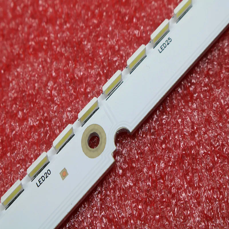 Baru 44LED * 6V 406mm Strip LED untuk Samsung Strip Strip SLED 2012svs32 7032nnb 2D V1GE-320SM0-R1 2D