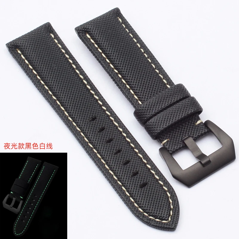 Für Panerai PAM441/01661 armband 24 26mm Leder Armband Geeignet für Panerai LUMINOR Uhr Strap Zubehör Armbänder