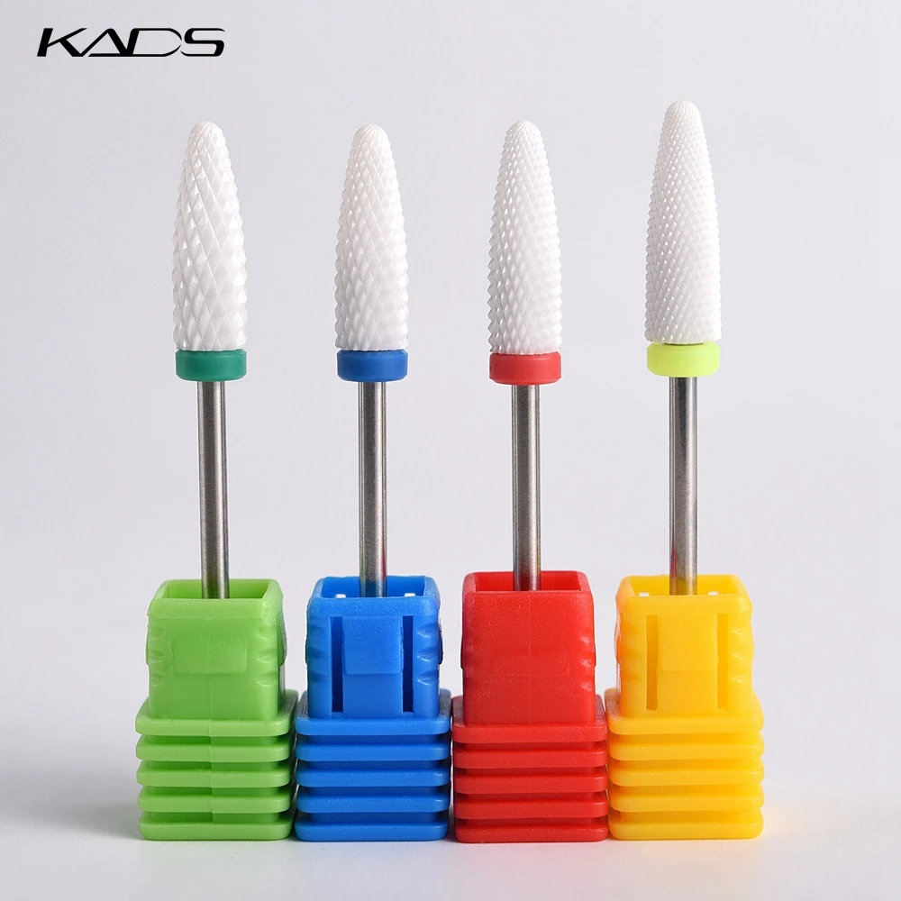 KADS – perceuse à ongles en céramique à longue balle, meuleuse de vernis à ongles pour manucure et pédicure, Machine-outil de travail des ongles