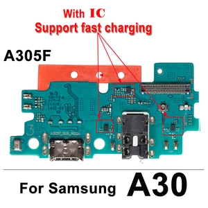 Placa do conector da doca do carregador USB, porta de carregamento Flex, Samsung A10, A20, A30, A40, A50, A70, A11, A12, A31, A51, A71, A20S, A21S, A01, A105F 10 principais vendas placa de carga a11 - №5