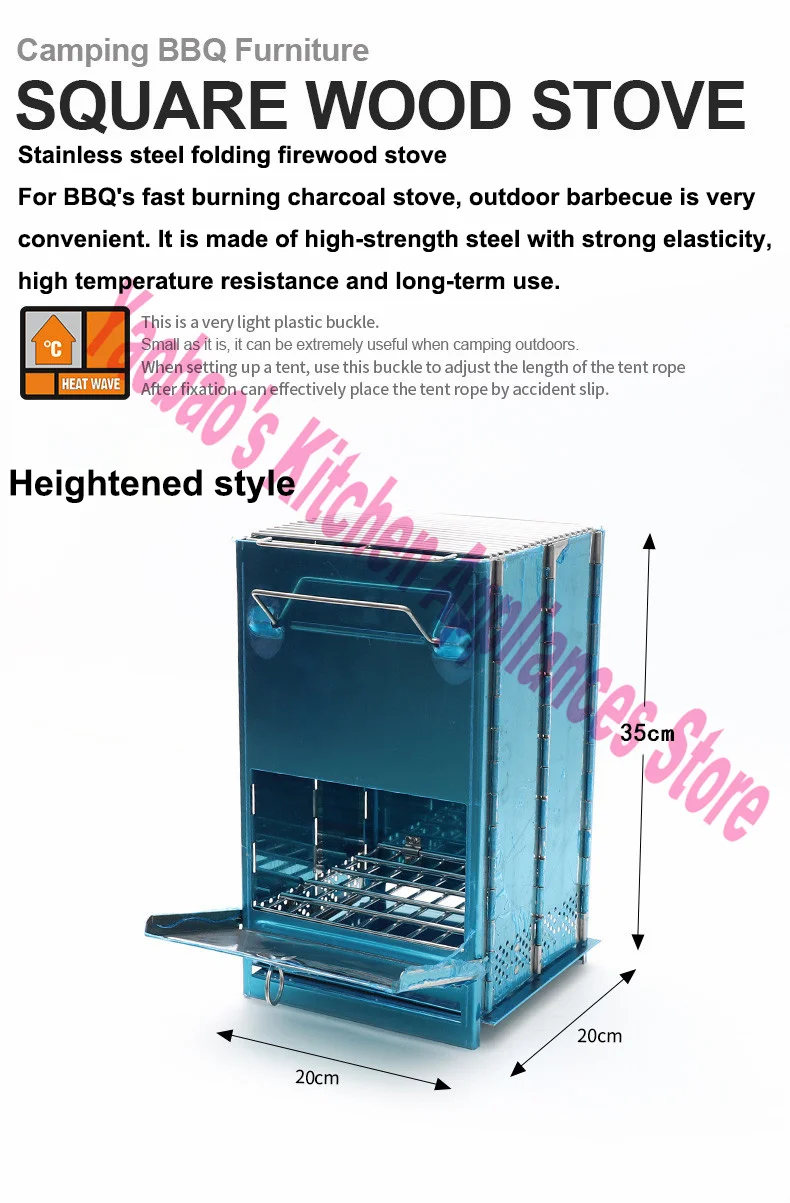 ステンレス鋼の折りたたみ式木製ストーブ,バーベキューオーブン,ピクニックストーブ,アルコールストーブの付属品