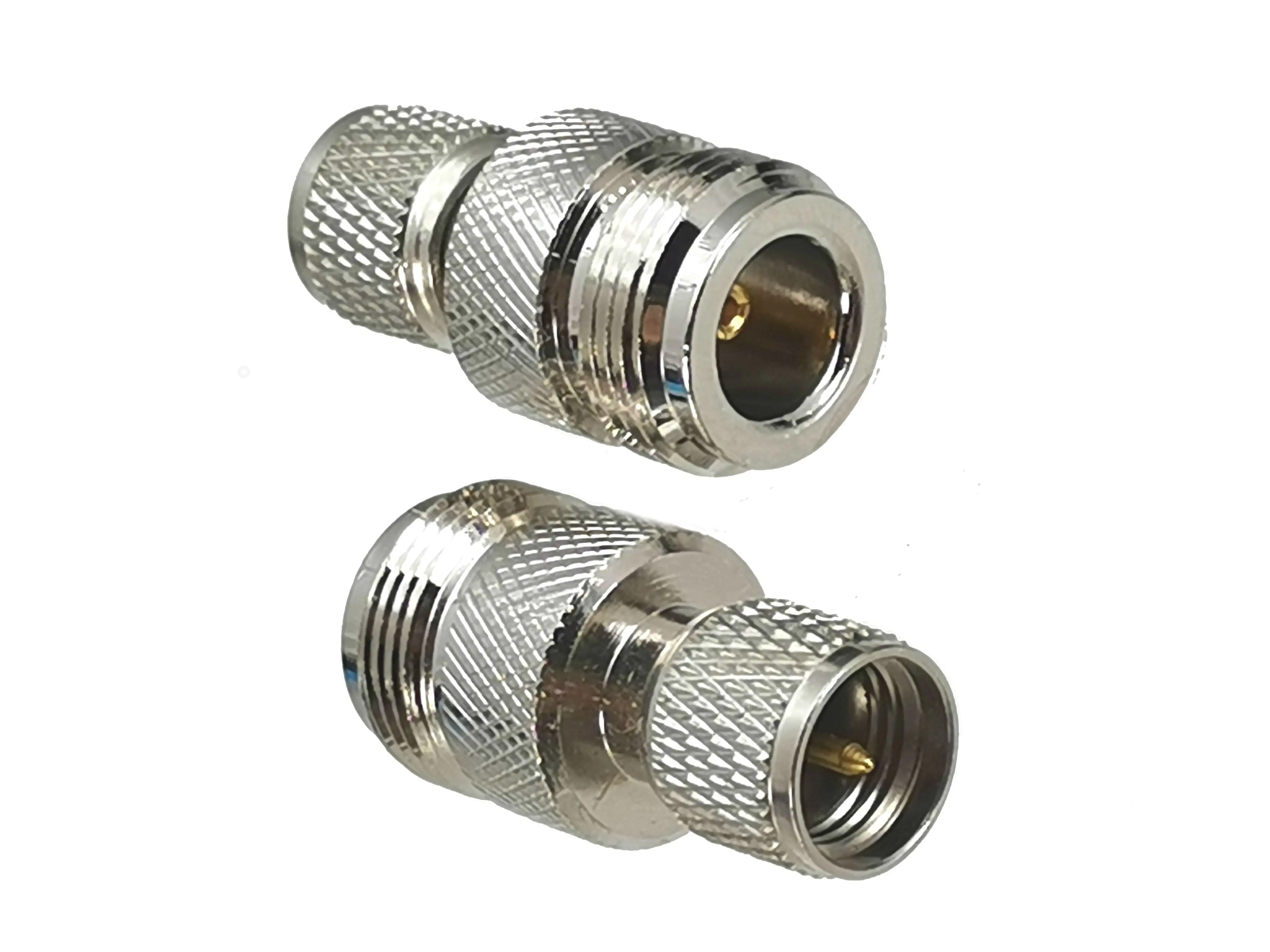 1pcs Connector Adapter N Female Jack to Mini UHF Male Plug RF Coaxial Converter Straight New