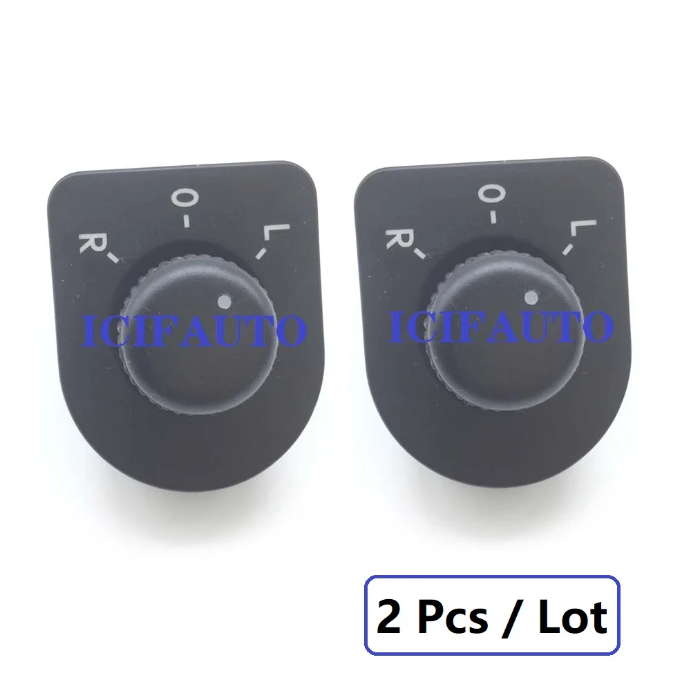 1J1959565A Left Door Adjust Side Mirror Control Switch Knob For Volkswagen VW Golf 4 Jetta Bora Mk4 Beetle OE# 1J1959565B