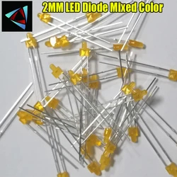 50Pcs 2MM LED Diode Mixed Color Orange