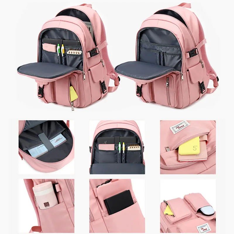 New Backpack Fashion Women Large Capacity School Backpack Sac a Dos Waterproof Rucksack Bagpack Mochilas Cute Student Bookbag