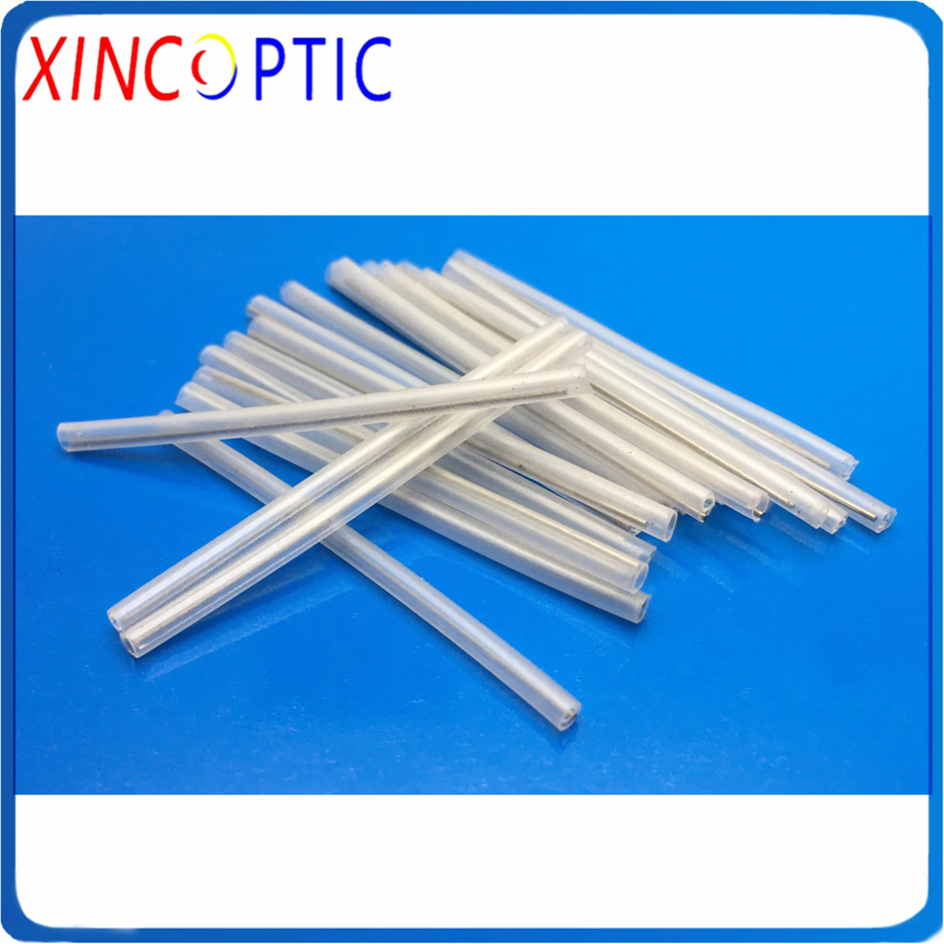 0.5*35MM Heat Shrinkable Optic Fiber Splice Fusion Protection Tube Fibre Sleeve CWDM Shrink 1*0.5mm Steel Rod Protective