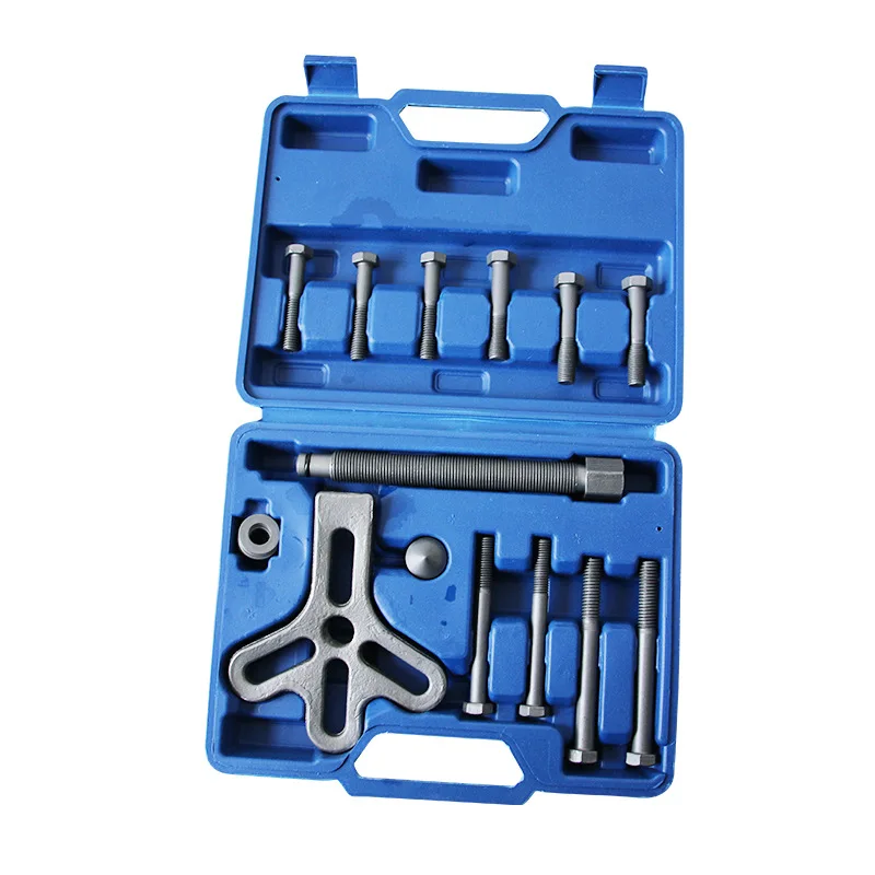 13pcs Harmonic Balancer Steering Wheel Puller Removal Car Auto Automotive Tools Heavy Duty Crankshaft Gear Pullery Repair Kit