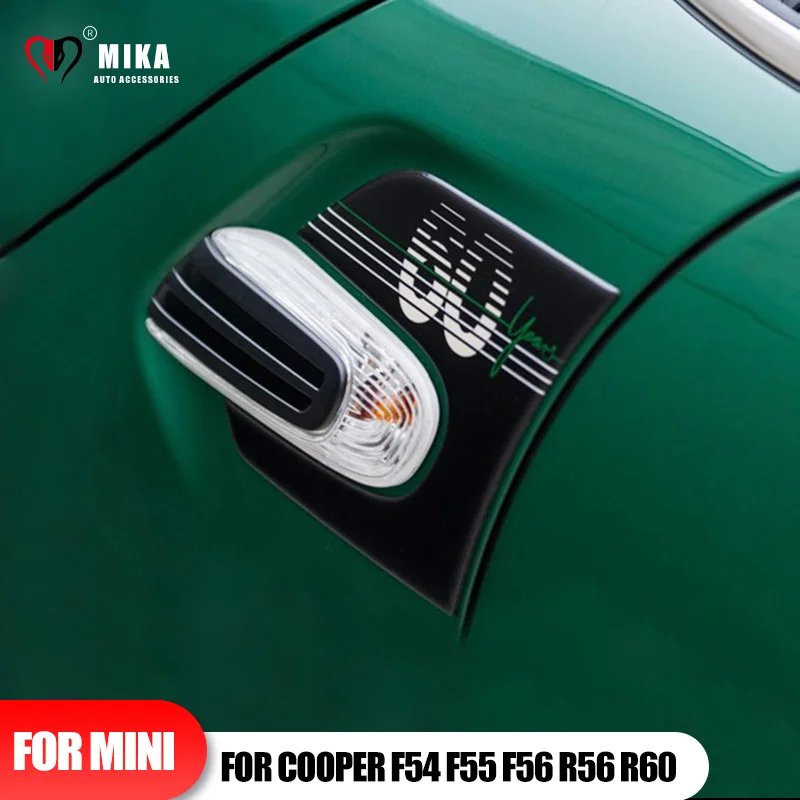 

Для Mini Cooper F54 F55 F56 R56 R60 автомобиль 60 лет сигнал поворота топливный бак дверная ручка инструмент панель выходные наклейки