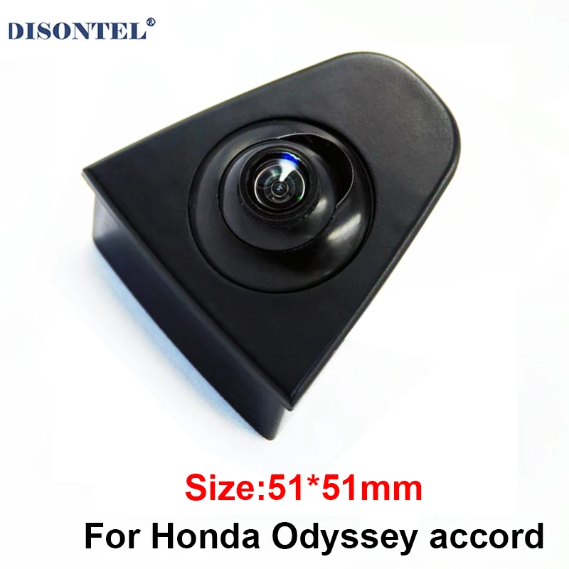 Color CCD Vehicle logo mark Emblem Front camera for Honda XR-V Odyssey New accord Civic CRV Spirior Crosstour Fit hatchback City