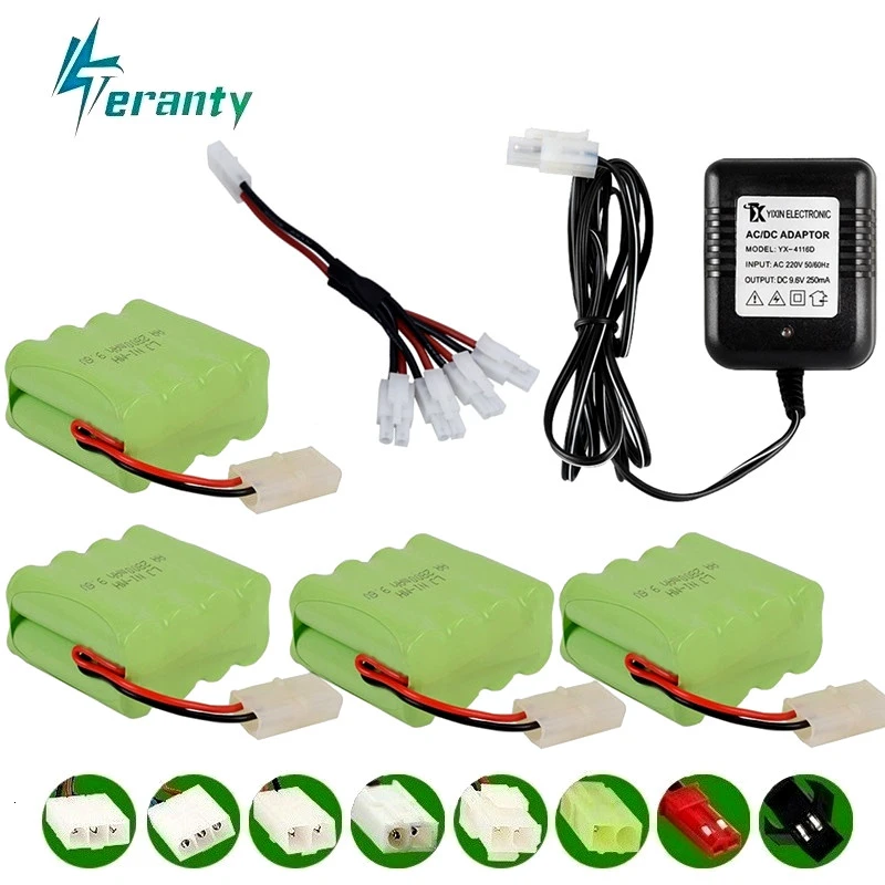 Batería recargable NiMH USB 3000mAh para tanque RC